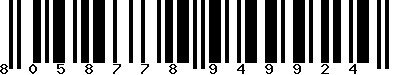 EAN-13 : 8058778949924 EAN-13 : 8058778949924