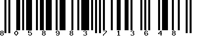 EAN-13 : 8058983713648 EAN-13 : 8058983713648