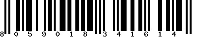 EAN-13 : 8059018341614 EAN-13 : 8059018341614
