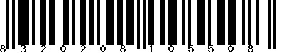 EAN-13 : 8320208105508 EAN-13 : 8320208105508