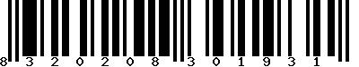 EAN-13 : 8320208301931