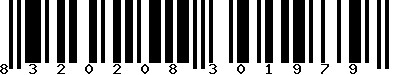 EAN-13 : 8320208301979