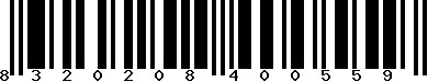 EAN-13 : 8320208400559 EAN-13 : 8320208400559