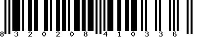 EAN-13 : 8320208410336