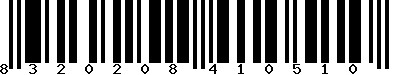 EAN-13 : 8320208410510 EAN-13 : 8320208410510
