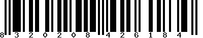 EAN-13 : 8320208426184 EAN-13 : 8320208426184