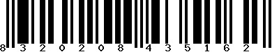 EAN-13 : 8320208435162 EAN-13 : 8320208435162