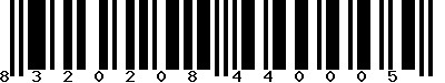 EAN-13 : 8320208440005