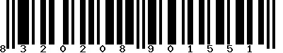 EAN-13 : 8320208901551 EAN-13 : 8320208901551
