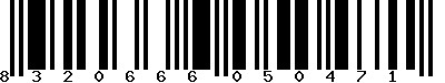 EAN-13 : 8320666050471 EAN-13 : 8320666050471