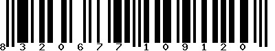 EAN-13 : 8320677109120 EAN-13 : 8320677109120