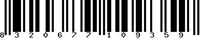 EAN-13 : 8320677109359 EAN-13 : 8320677109359