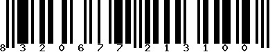 EAN-13 : 8320677213100 EAN-13 : 8320677213100