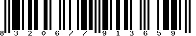 EAN-13 : 8320677913659 EAN-13 : 8320677913659