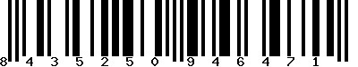 EAN-13 : 8435250946471 EAN-13 : 8435250946471