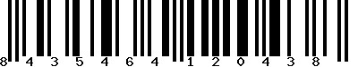 EAN-13 : 8435464120438 EAN-13 : 8435464120438
